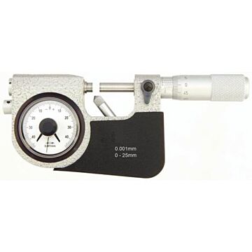 Toleranz-Bügelmessschraube mit eingebauter Messuhr (0,001 mm)