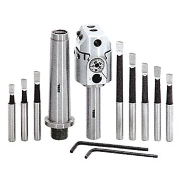 Ausdrehkopfsatz, 30mm Außendurchmesser, mit MK2-Aufnahme und Meißeln