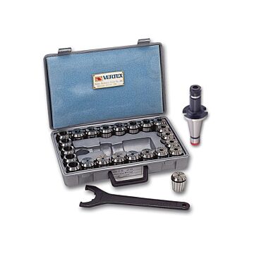 Spannzange mit Spannzangenfutter mit SK-Aufnahme im Set