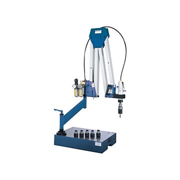 Beweglicher Arm mit Gewindeschneidmaschine