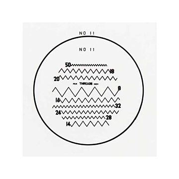 Messplatte für Vergrößerung 7x Typ 11