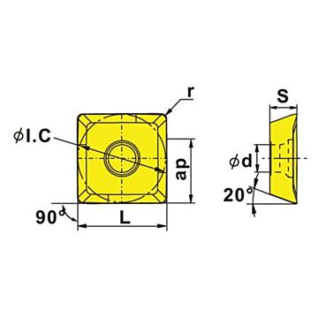 Wendeplatte SEET 120308-HC-P35