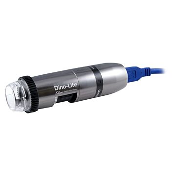 Digitalmikroskop Dino-Lite High-Speed Real-Time AM73115MZTL mit USB 3.0 Anschluss, 5 Megapixel Edgesensor, 10-140x Vergrößerung, Großer Arbeitsabstand, Polarisator und Flexible LED Control (FLC)