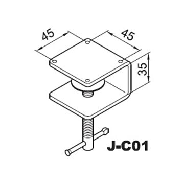 Tischklemme J-C01