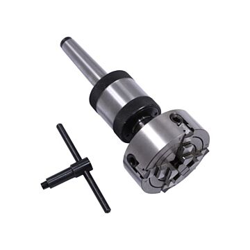 Mini - Vierbackenfutter mit MK2 Aufnahme (drehend)