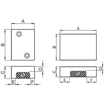 Backen aus Aluminium für MTCVAC