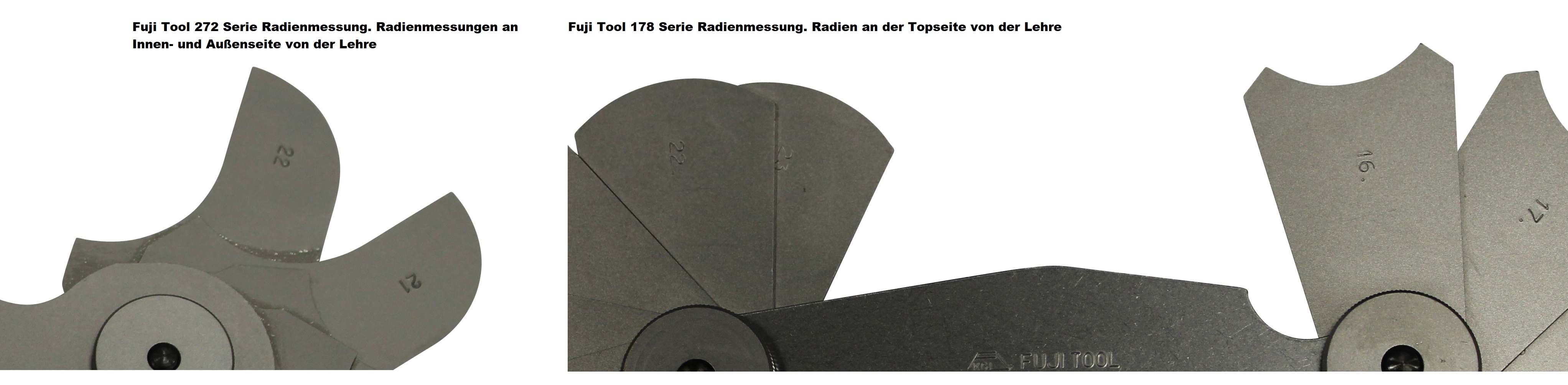 Messung mit Radienlehre